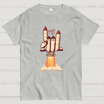 Rock On Rocket  Geeky T-Shirt