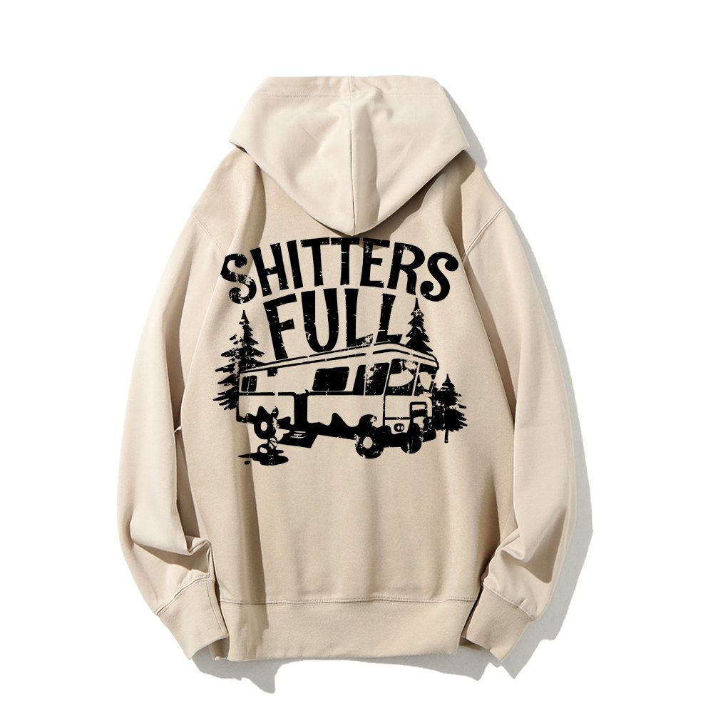 Shitters Full Printed Back Unisex Cotton Hoodie