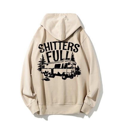 Shitters Full Printed Back Unisex Cotton Hoodie