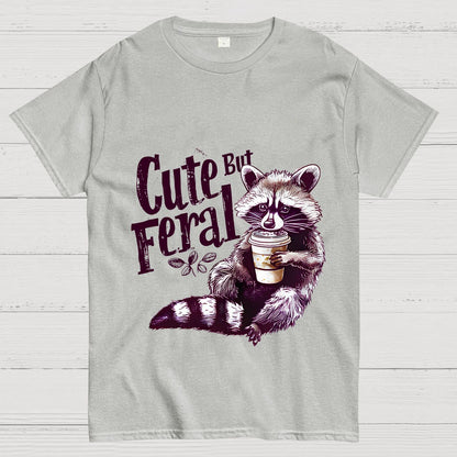 Cute But Feral Funny Geek T-Shirt