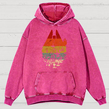 Retro Battleship Vintage Distressed Hoodie