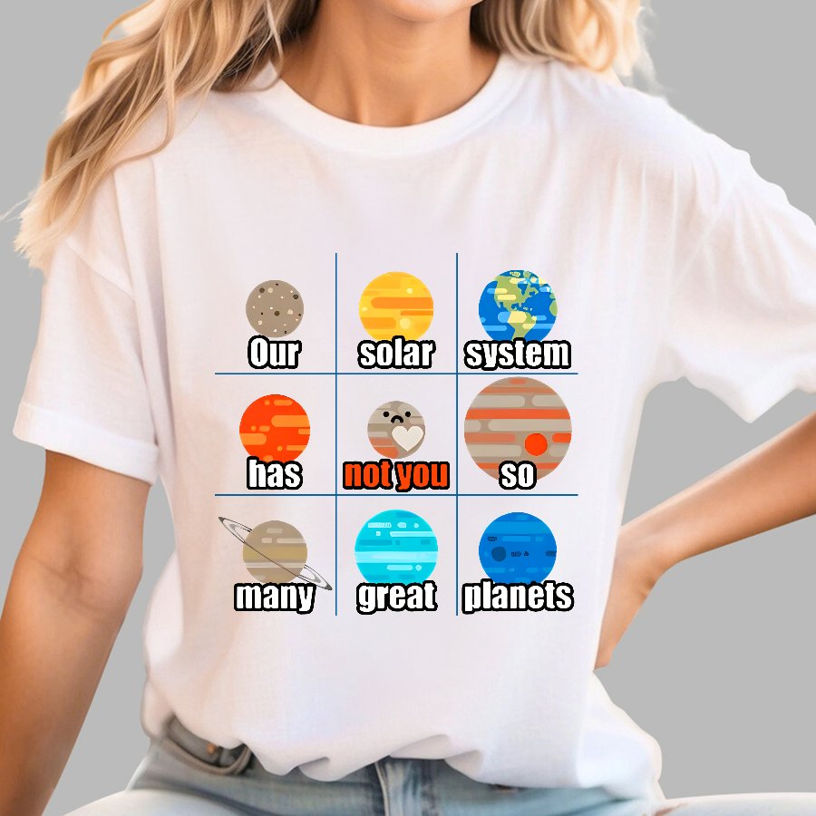 Not You, Pluto Nerd Geek T-Shirt