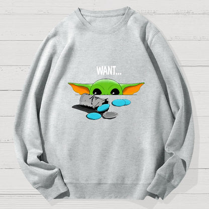 Children Want ! Funny Geek Cotton Sweatshirt
