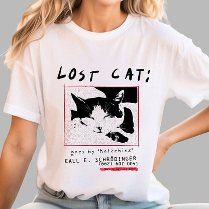 Schrödinger's Lost Cat Geeky T-Shirt
