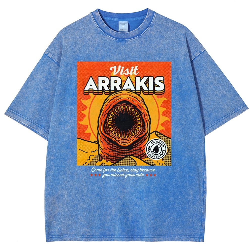 Come For The Spice Vintage Distressed T-shirt