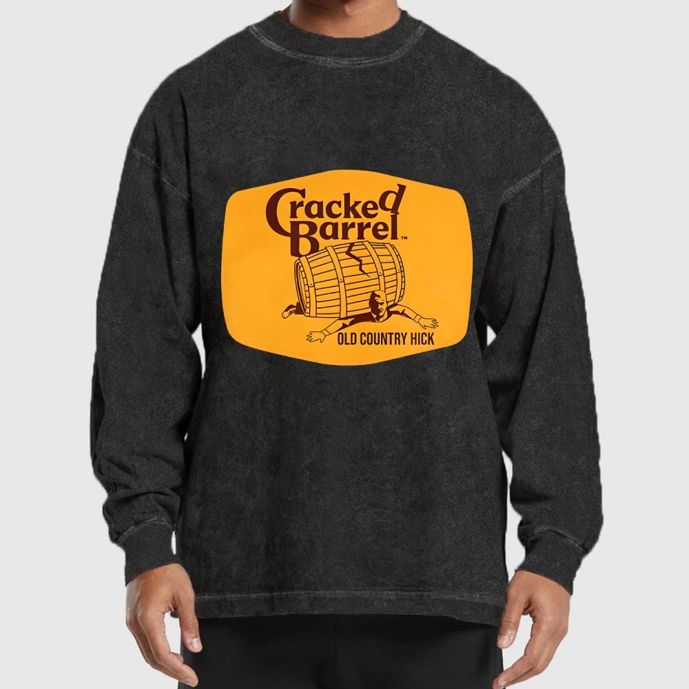 Cracked Barrel Old Country Hick Washed Long Sleeve Tee