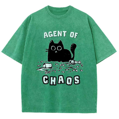 Agent of Chaos Vintage Distressed T-shirt
