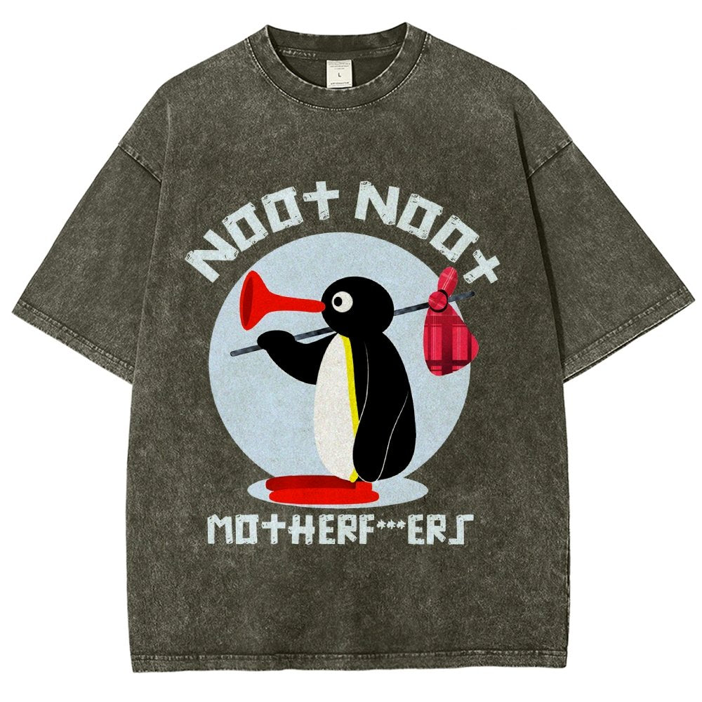 NOOT NOOT MOTHERF***ERS Vintage Distressed T-shirt