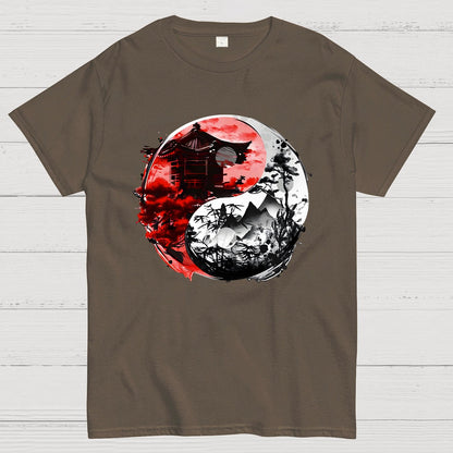 Temple Yin yang Geek T-Shirt