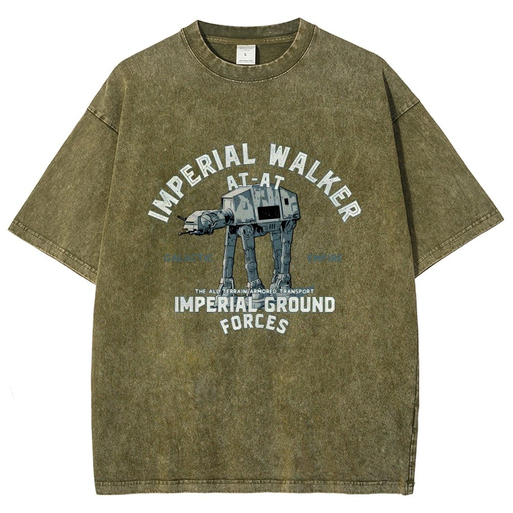 Ground Forces Vintage Distressed T-shirt