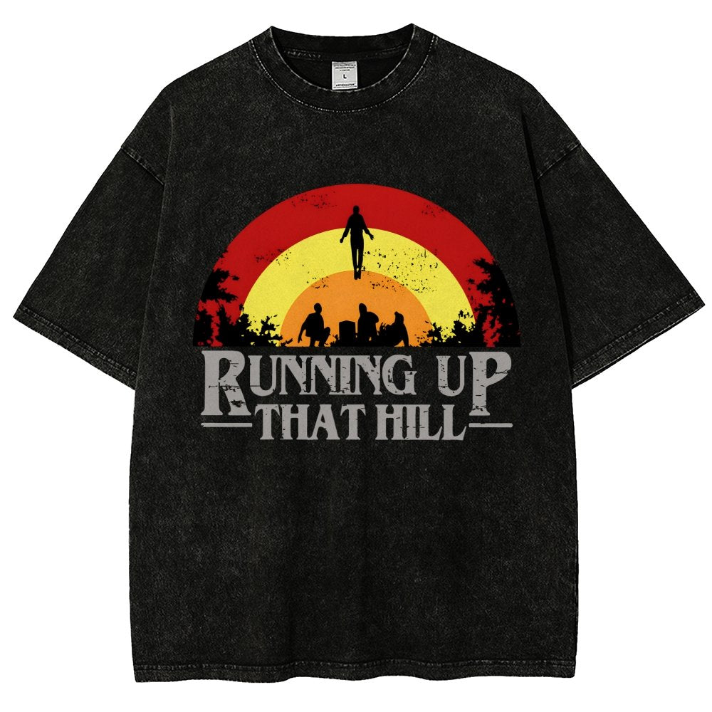 Running Up That Hill Vintage Distressed T-shirt