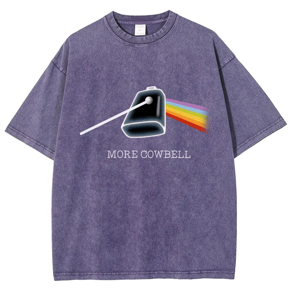 More Cowbell Vintage Distressed T-shirt