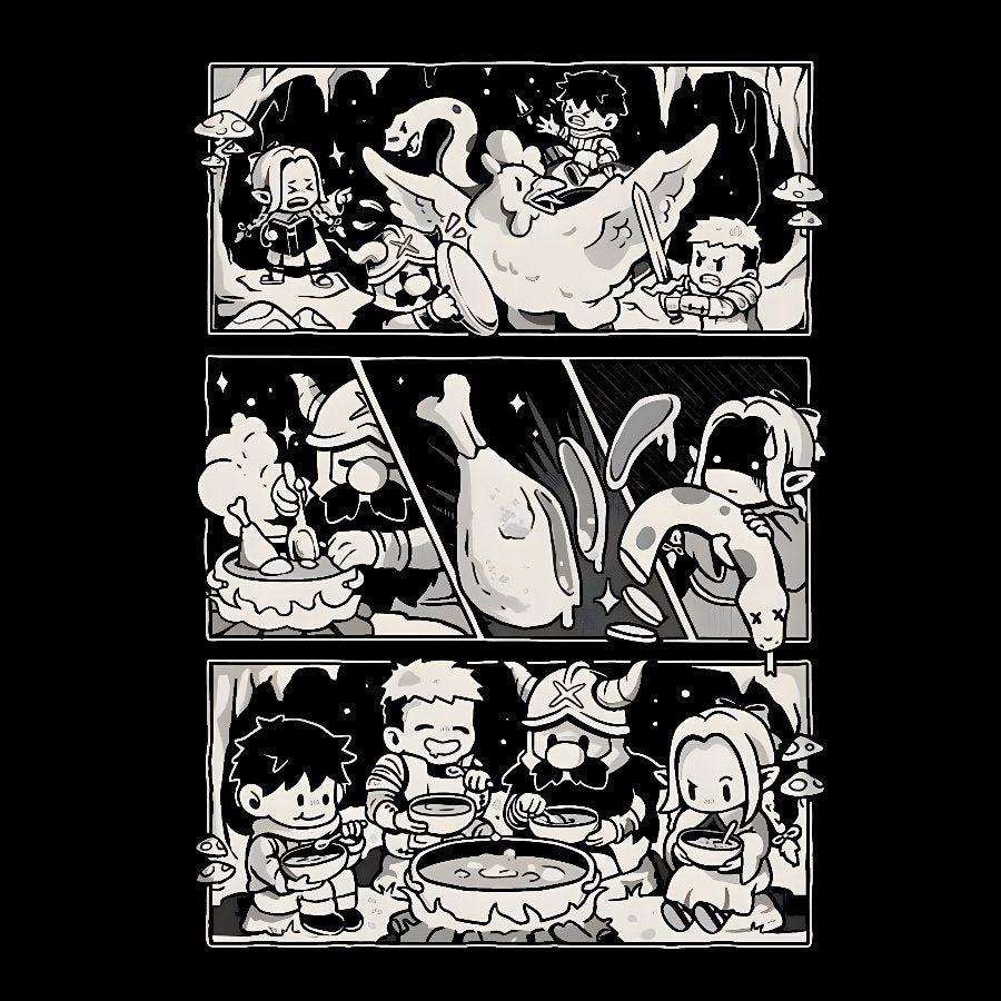 Dungeon Feast Geek T-Shirt