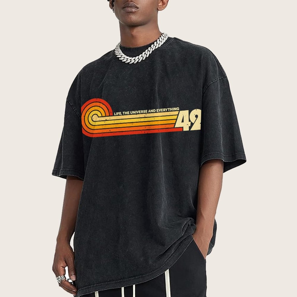 Answer Vintage Distressed T-shirt