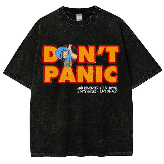 Pon't Panic Vintage Distressed T-shirt