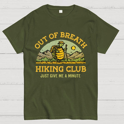 Out Of Breath Hiking Club Geek T-Shirt
