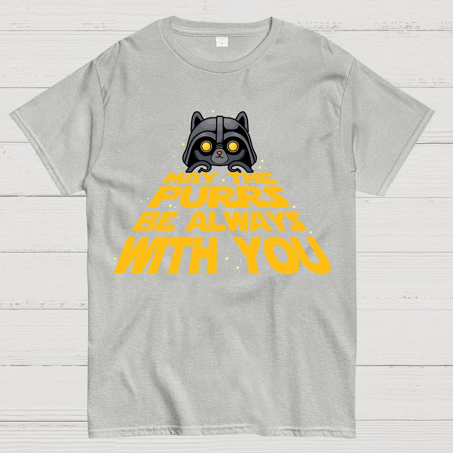 May The Purrs Be With You Geek T-Shirt