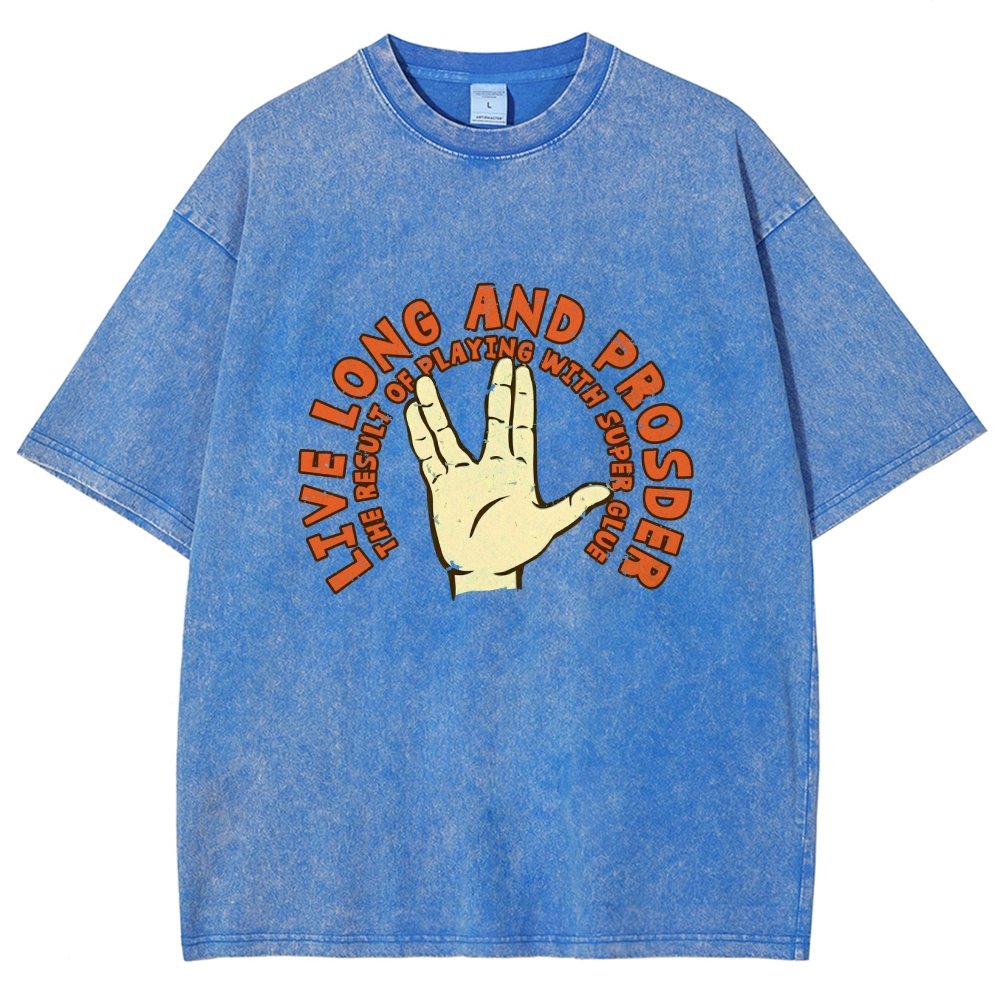 The Result Of Playing With Super Glue Vintage Distressed T-shirt