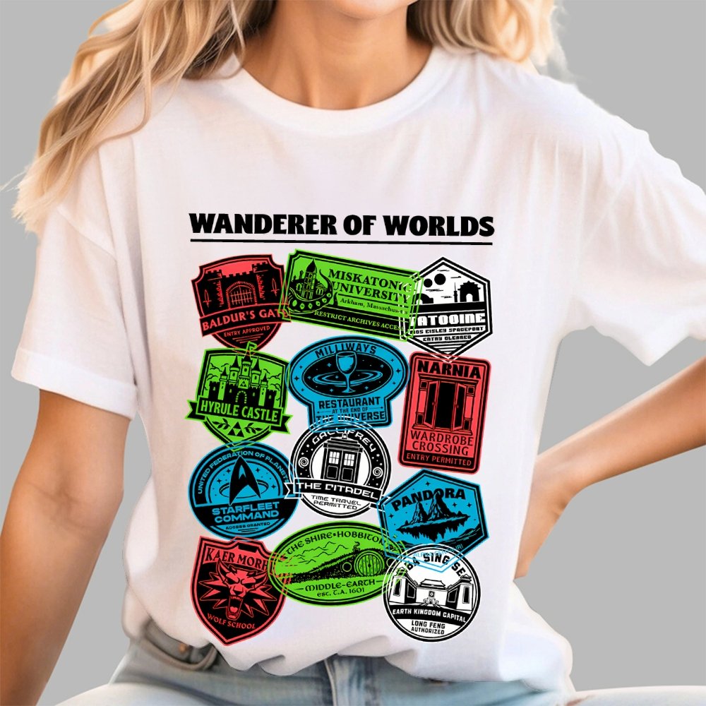 Geek Travel Stamp Geek T-Shirt