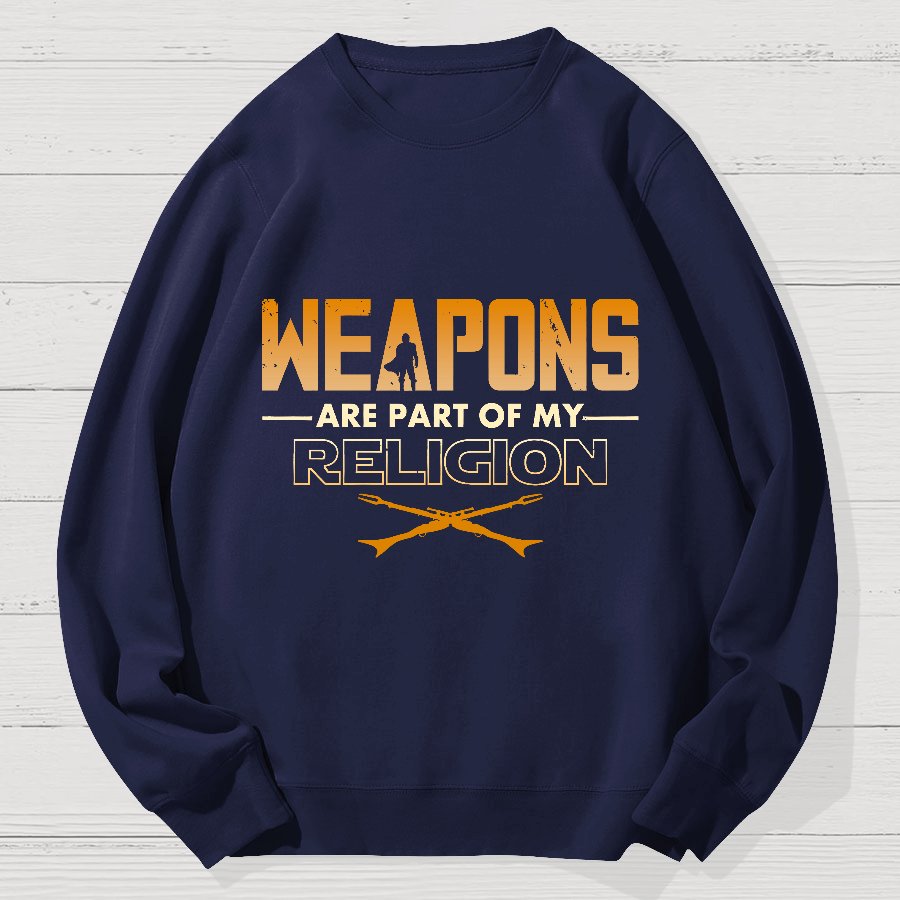 Weapons Geek Cotton Sweatshirt