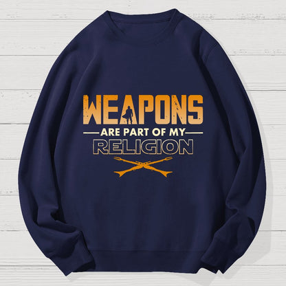 Weapons Geek Cotton Sweatshirt