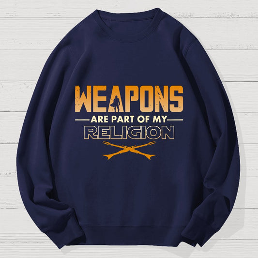 Weapons Geek Cotton Sweatshirt