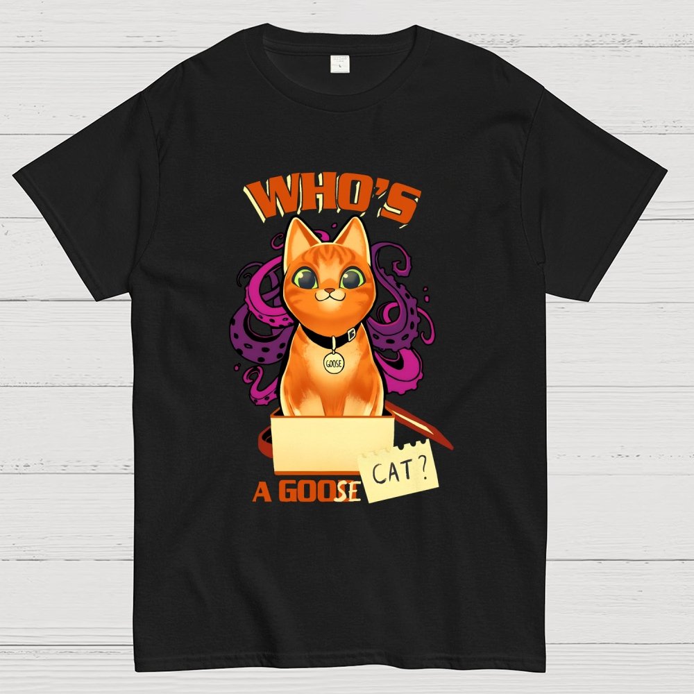 Who’s A Goose Cat Geek T-Shirt