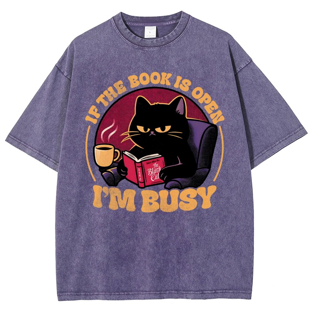 I'm Busy Vintage Distressed T-shirt
