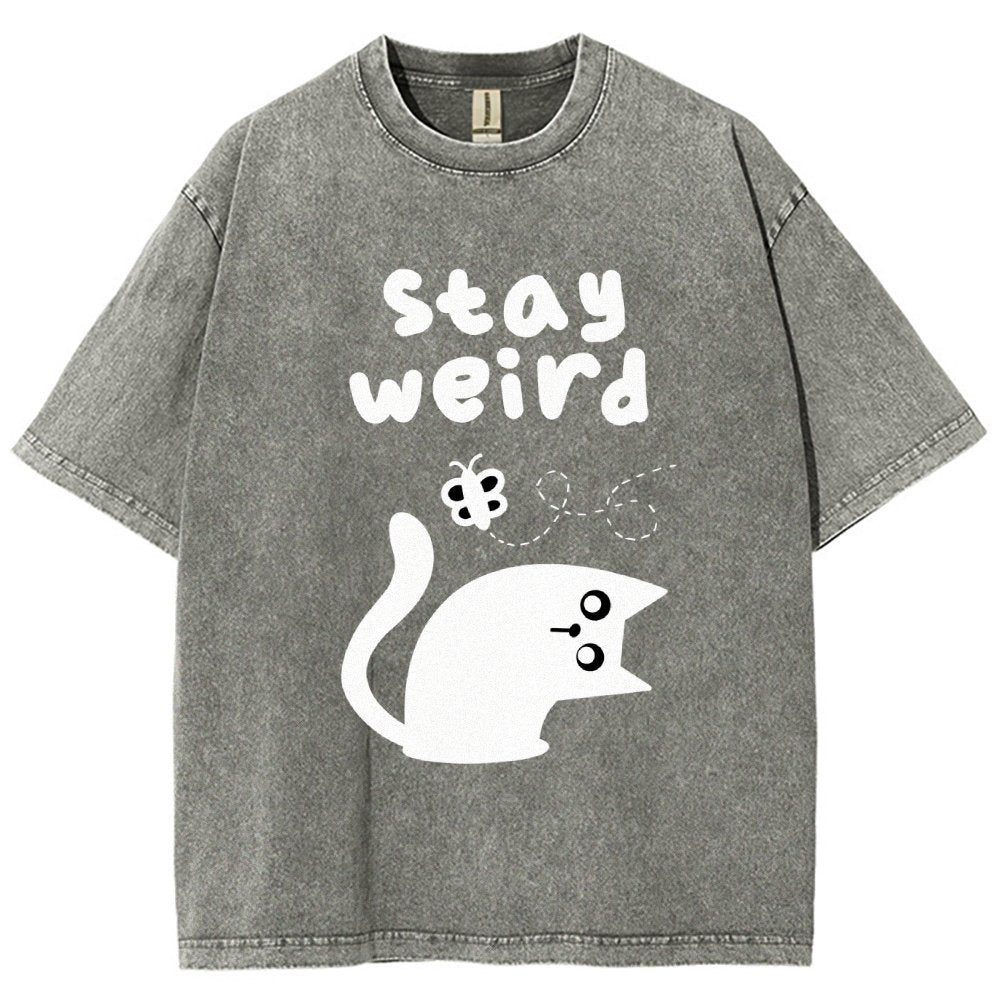 Weird Forever Vintage Distressed T-shirt