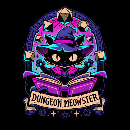 Feline Dungeon Keeper Meowster Geek T-Shirt