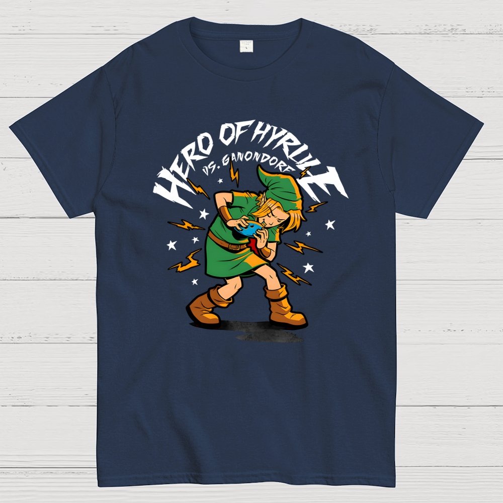 Hero Game Music Comic Geek T-Shirt