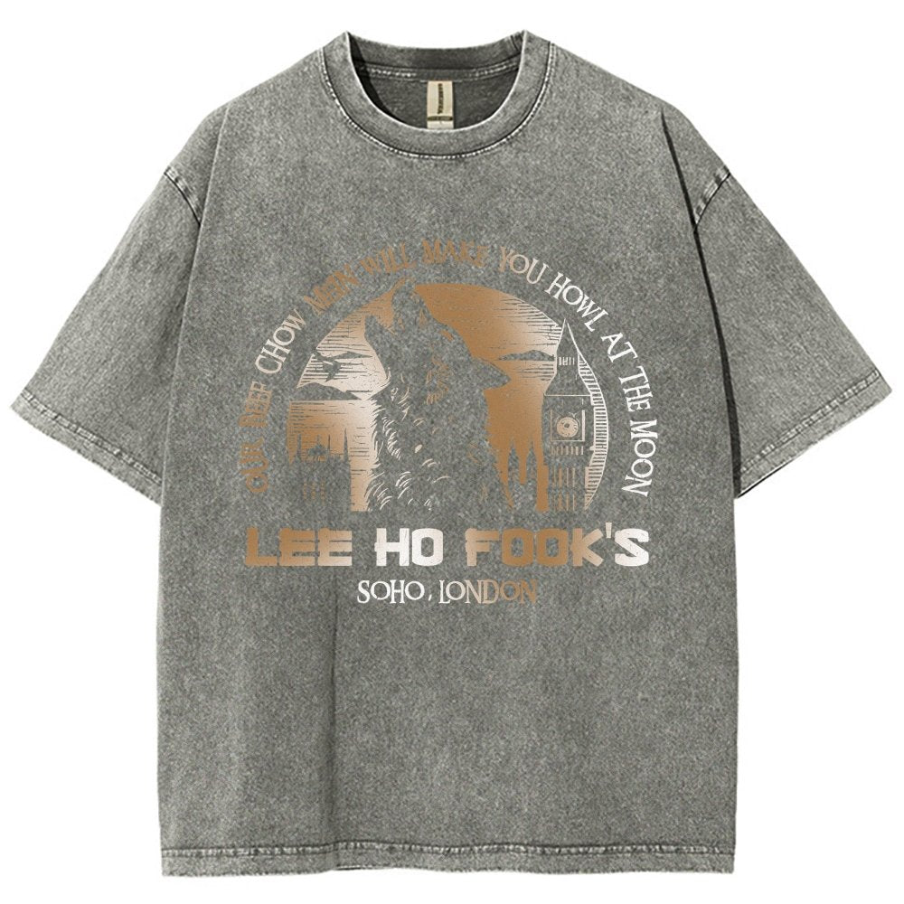 Werewolves of London - Howl at the Moon Vintage Distressed T-shirt