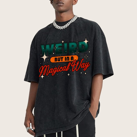 Weird But In A Magical Way Vintage Distressed T-shirt