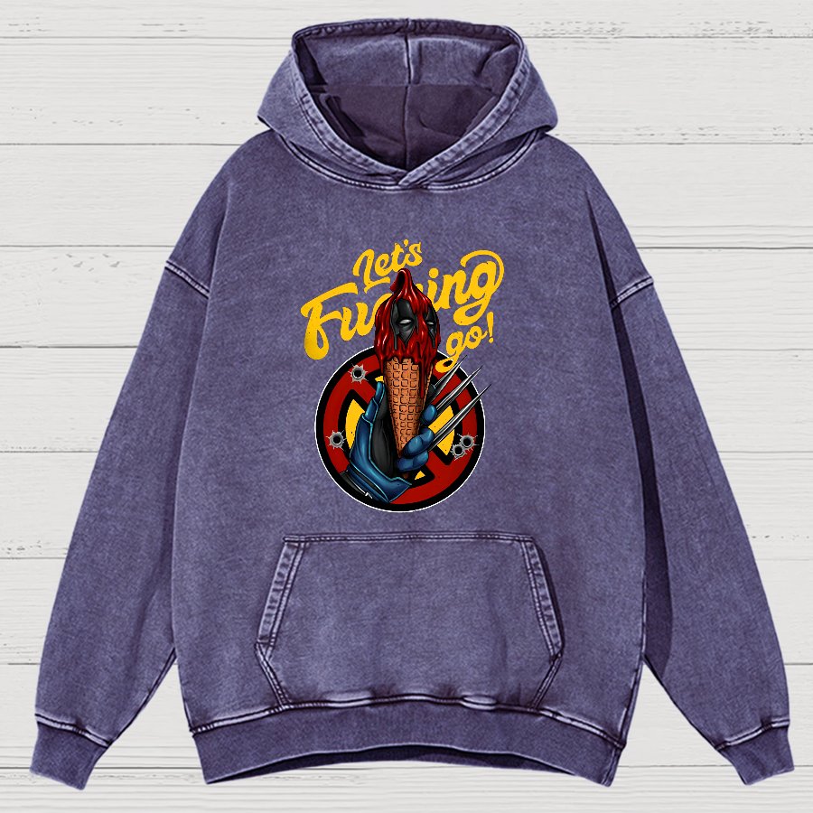 LFG Vintage Distressed Hoodie