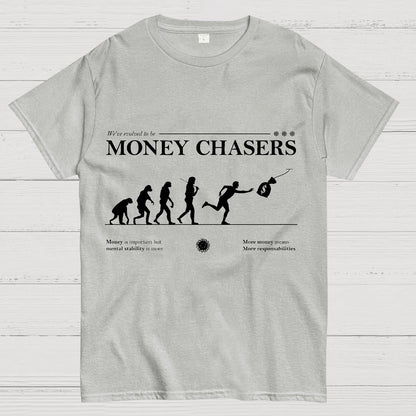 Evolution For Money Complete Design Positive Geek T-Shirt