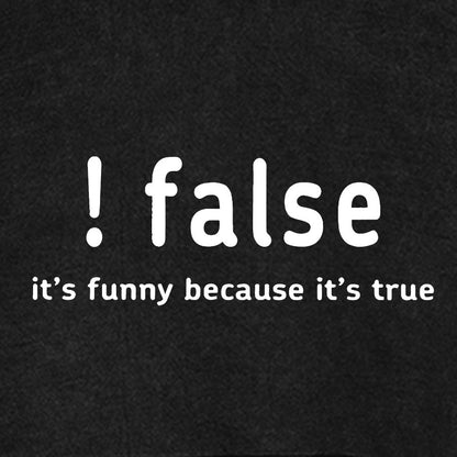 False It's Funny Because It's True Vintage Distressed Hoodie
