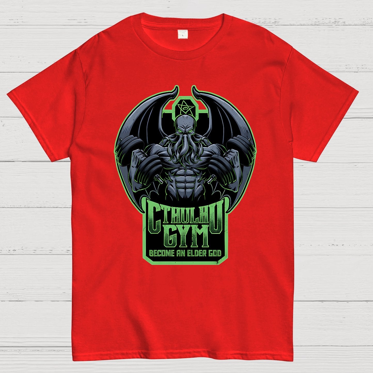 Cthulhu Gym Geek T-Shirt