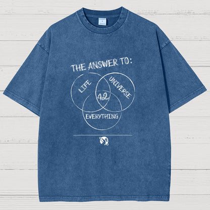 Diagram Of Everything Vintage Distressed T-shirt