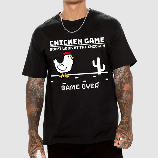 Chicken Game - Don’t Look At The Chicken Geek T-Shirt