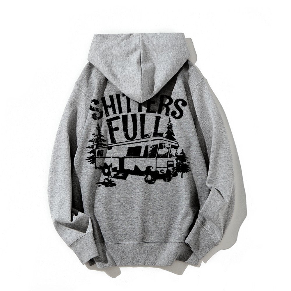 Shitters Full Printed Back Unisex Cotton Hoodie