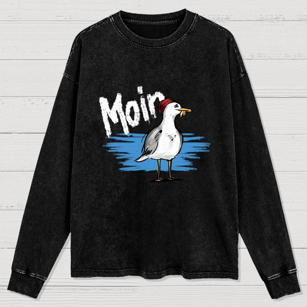 Moin Washed Long Sleeve Tee 2509001408
