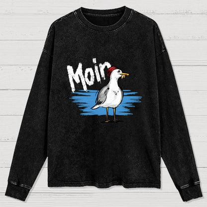 Moin Washed Long Sleeve Tee 2509001408