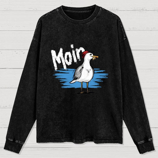 Moin Washed Long Sleeve Tee 2509001408