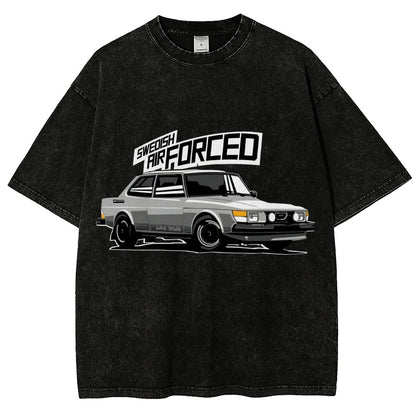 Sweoish Airforced Vintage Distressed T-shirt