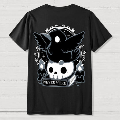 Never More Front And Back Printing Geek T-Shirt
