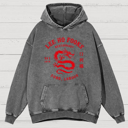 Lee Ho Fook Vintage Distressed Hoodie