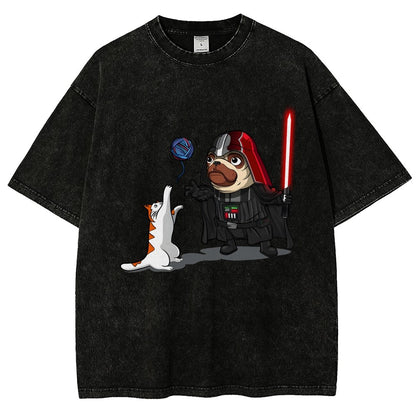 Tales From The Paw Side Vintage Distressed T-shirt