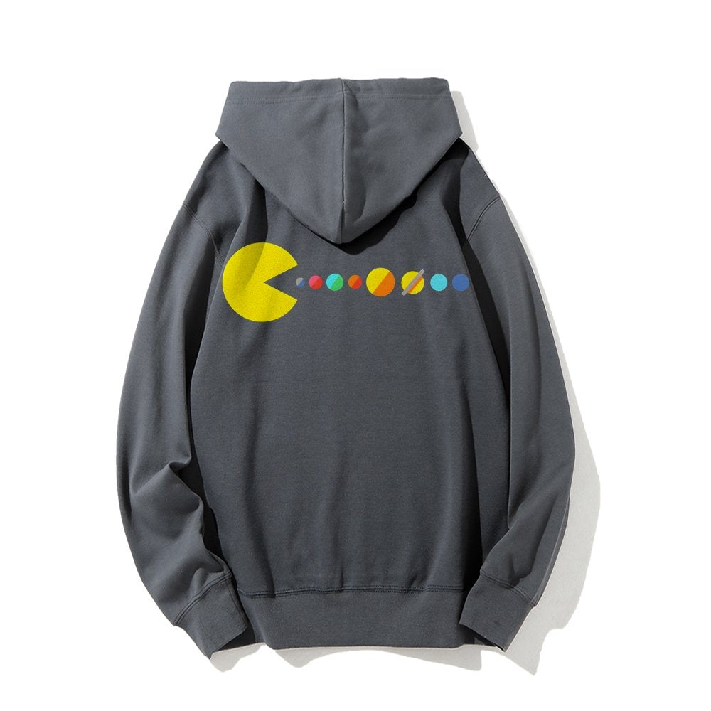 Mister Universe Printed Back Unisex Cotton Hoodie