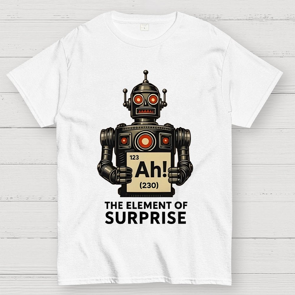 Machine Gets Surprised Geek T-Shirt