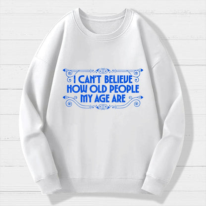 Chronically Young Geek Cotton Sweatshirt